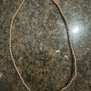 Chic Gold Beaded Necklace not Enewton!
